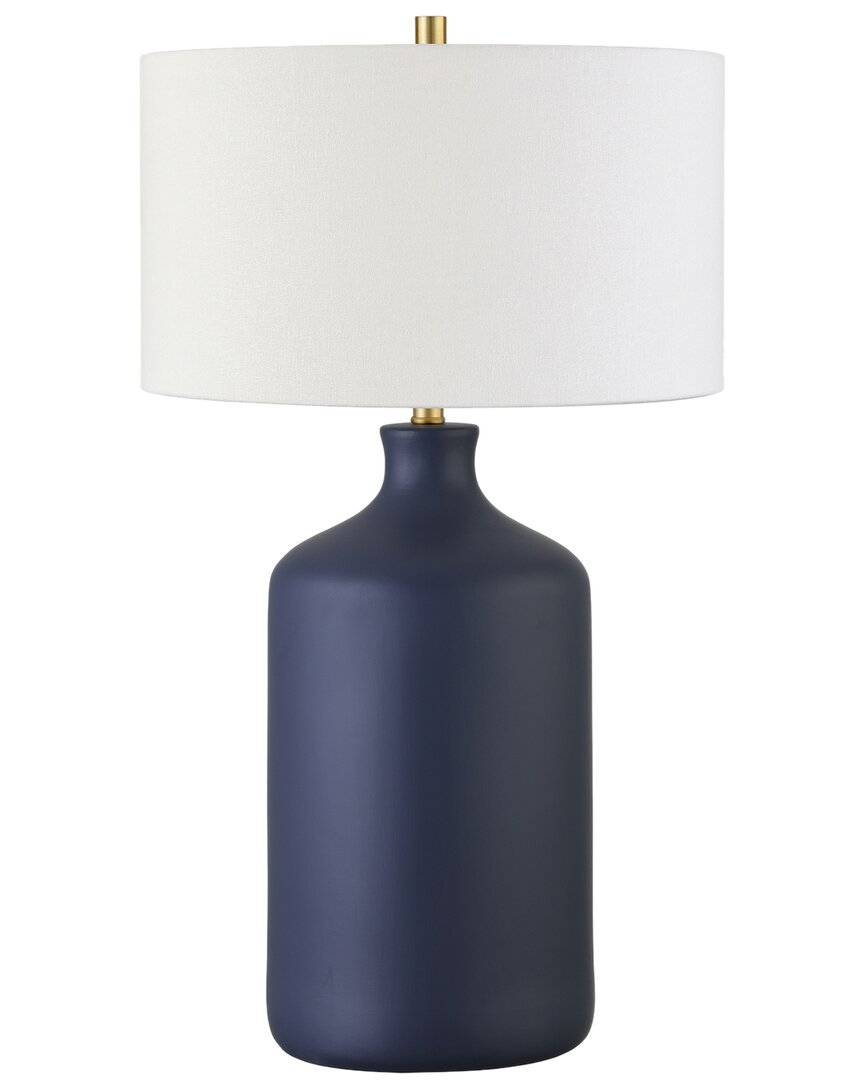 Abraham + Ivy Sloane Table Lamp In Navy