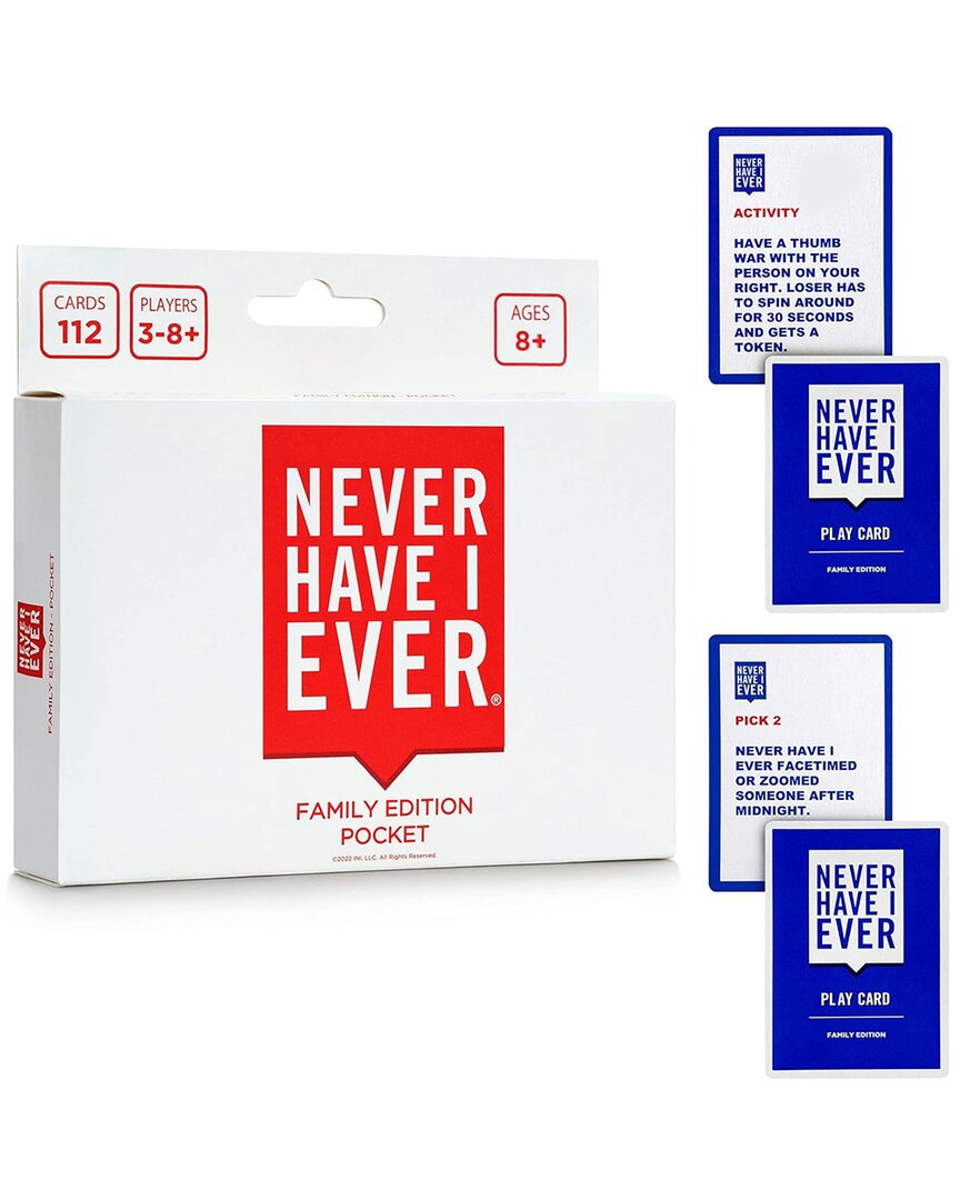 Fresh Fab Finds Ideas Never Implemented Never Have I Ever Party Card Game: Family Pocket Edition