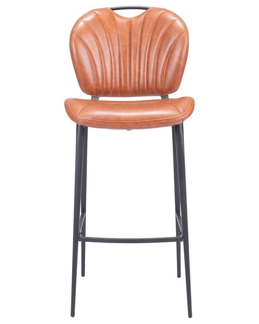 Zuo Modern Terrence Bar Chair In Brown