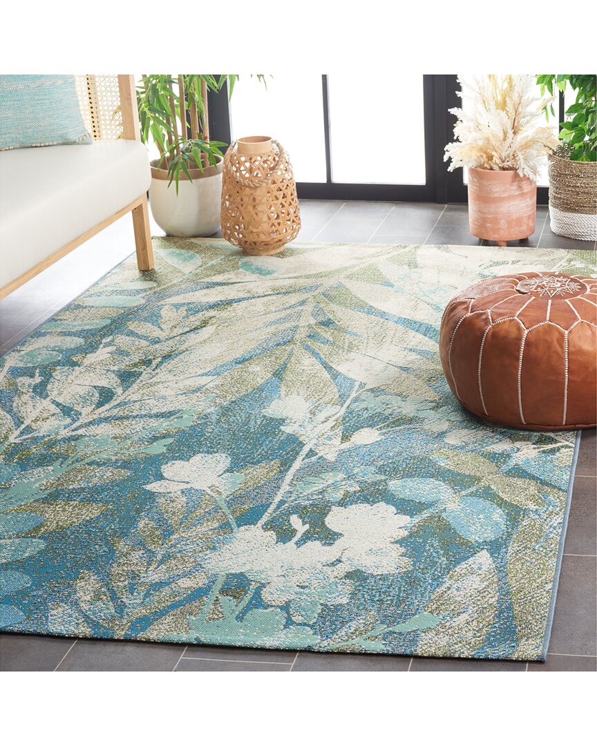 Safavieh Barbados Lee Power Loomed Rug In Blue