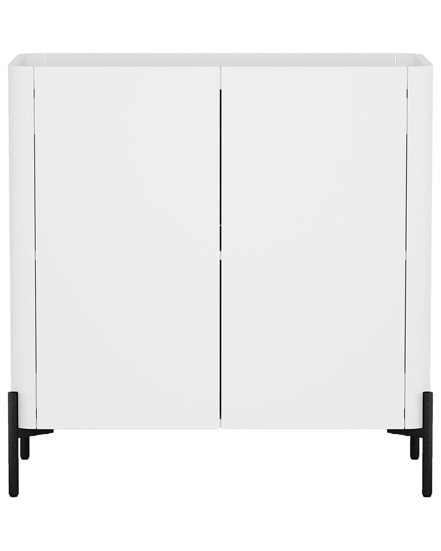 Manhattan Comfort Modern Abbey Accent Cabinet In White