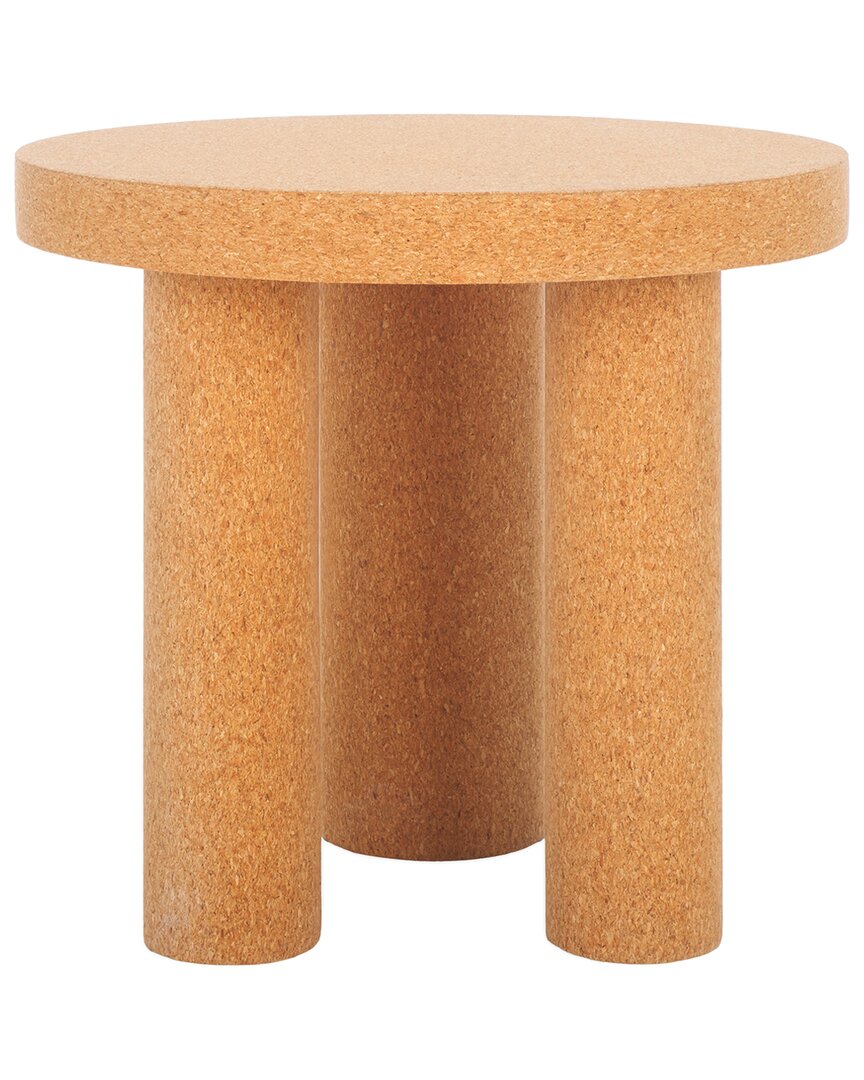 Safavieh Couture Gilligan Cork 3 Leg Accent Table