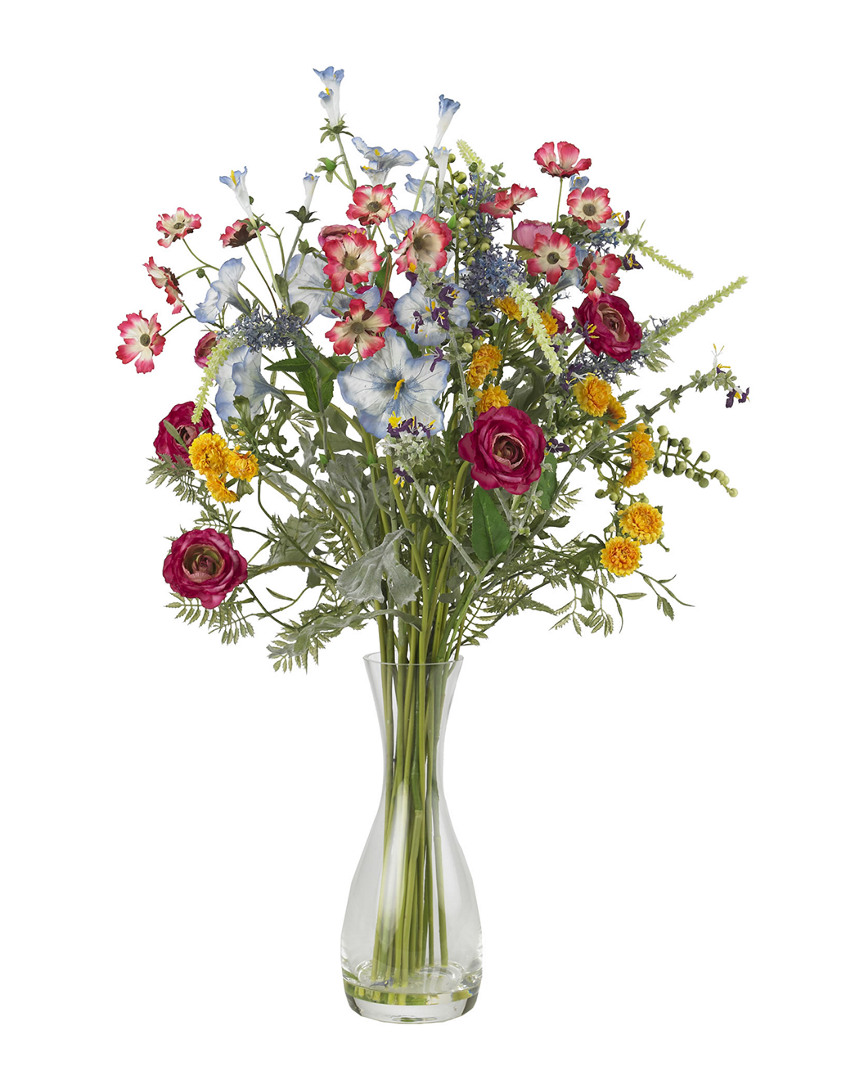Nearly Natural Veranda Garden Silk Flower Arrangement