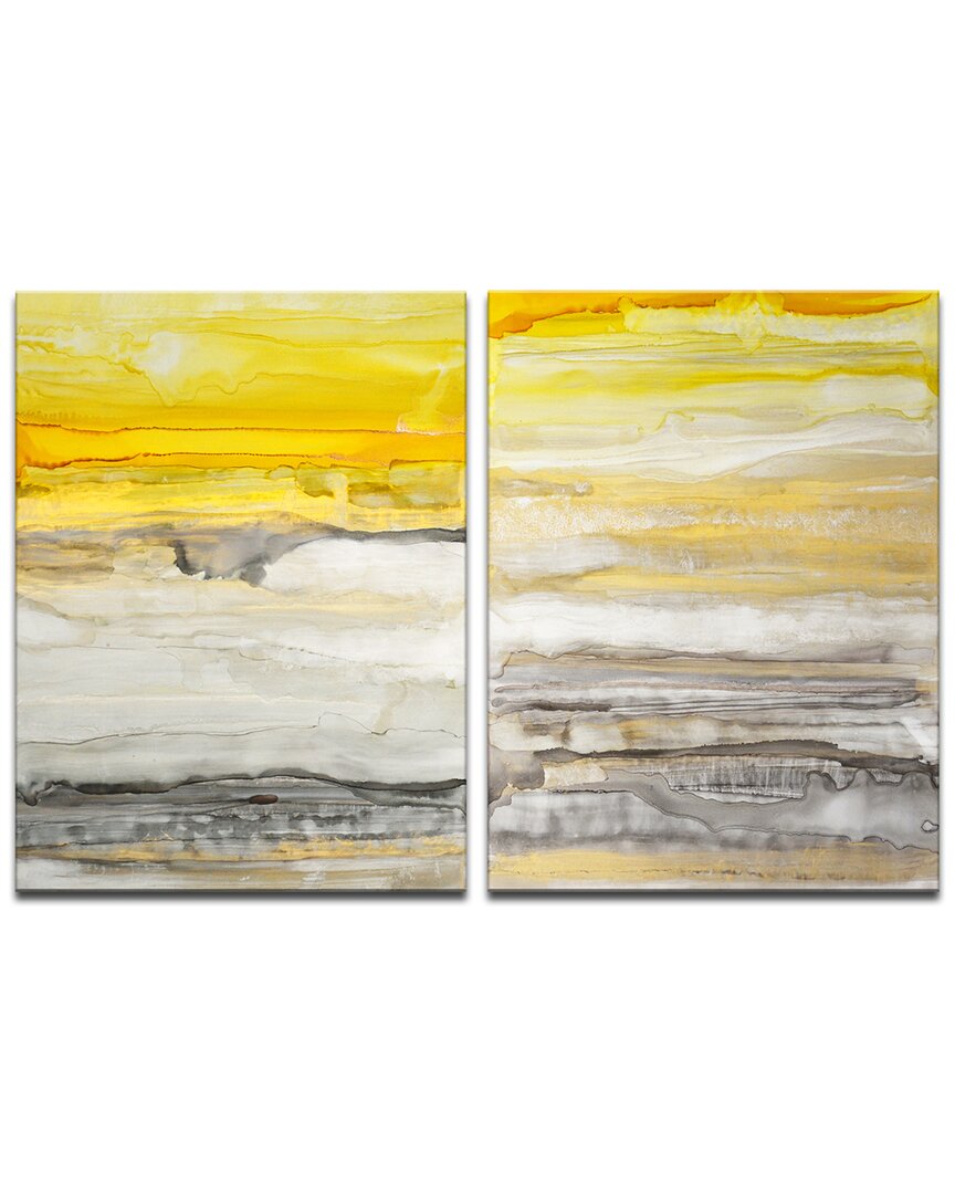 Ready2hangart New Sunset I/ii 2pc Wrapped Canvas Wall Art By Norman Wyatt