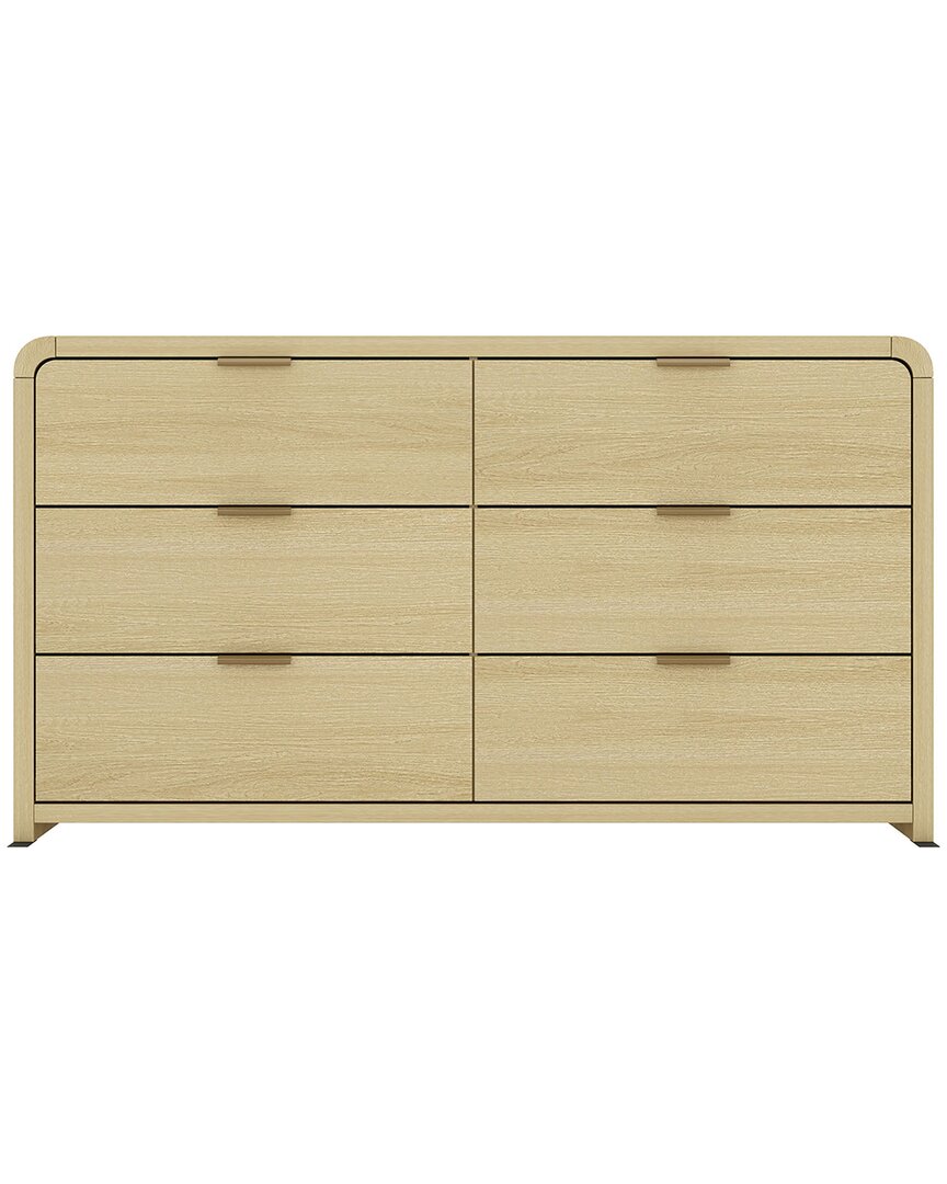 Manhattan Comfort Grace Modern Double Dresser With 6 Drawers