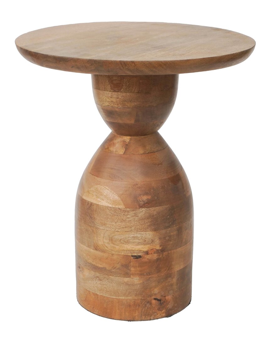 Sagebrook Home Simple Side Table In Brown