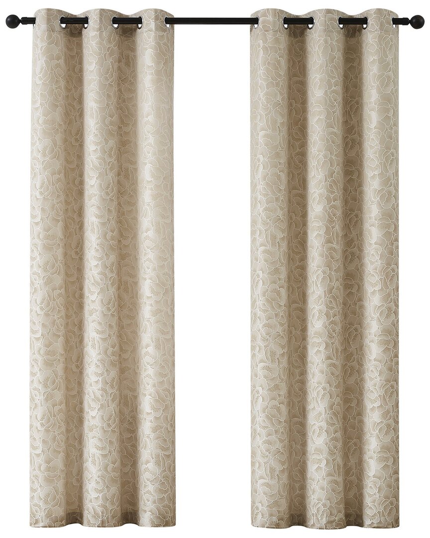 5th Avenue Lux Blythe Textured Window Panel Pair