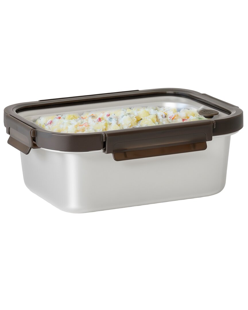 Genicook The Stainless Steel Espresso 41oz Container In Multi