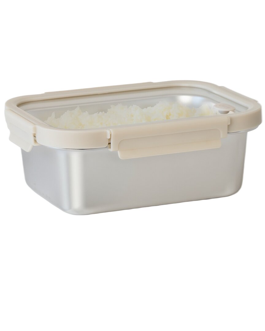 Genicook The Stainless Steel Vanilla 41oz Container In Pink