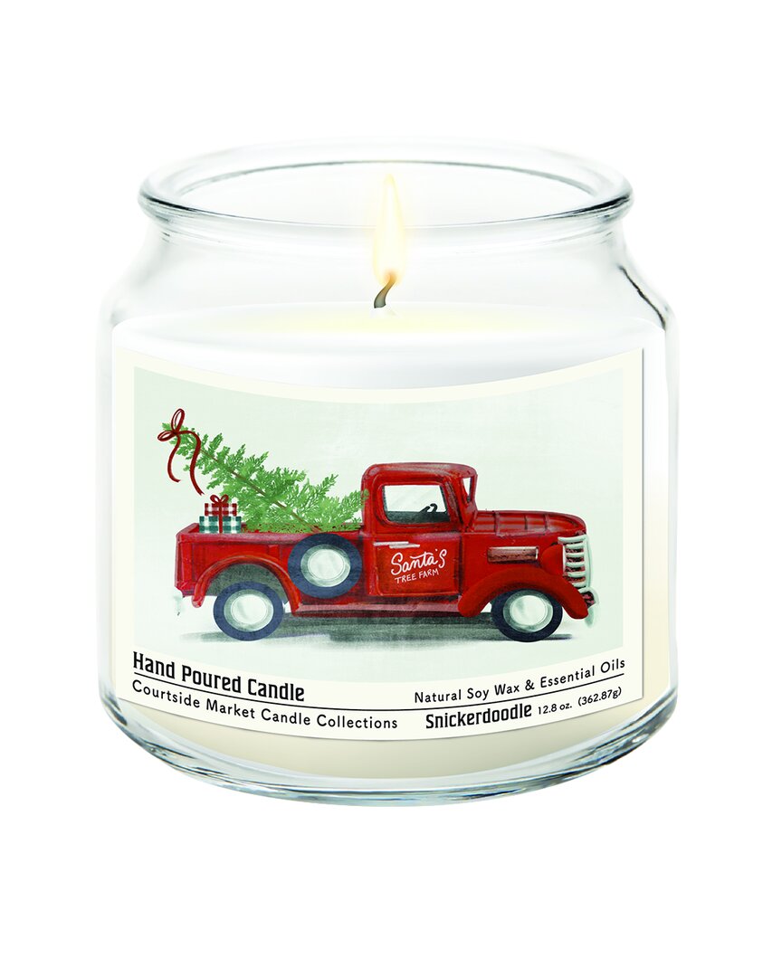 Courtside Market Wall Decor Courtside Market Santa's Tree Farm Hand-poured Soy Wax Candle In Multi