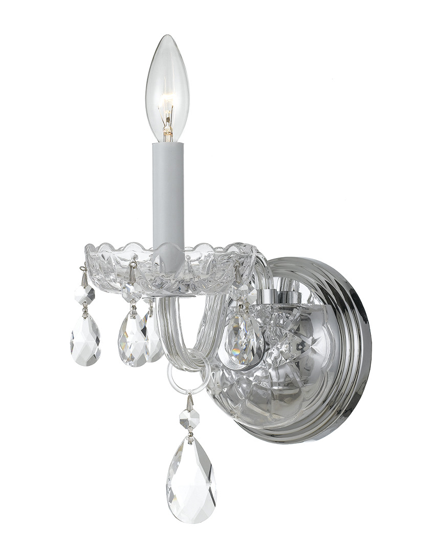 Crystorama Traditional Crystal 1-light Spectra Sconce