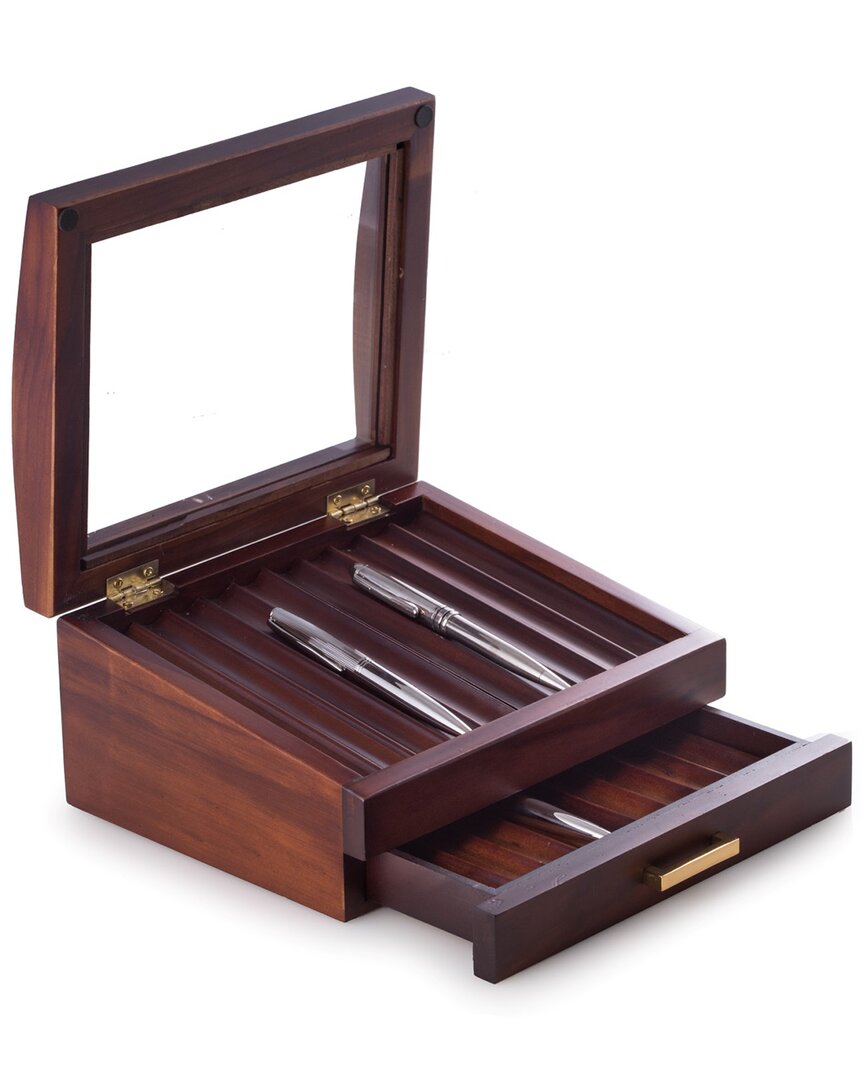 Bey-berk Pen Case In Brown