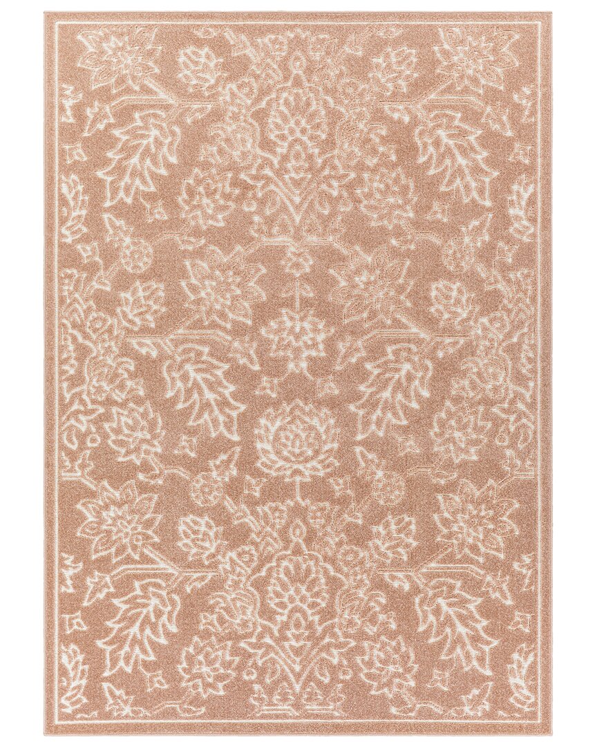 Surya Greenwich Indoor/outdoor Rug In Peach
