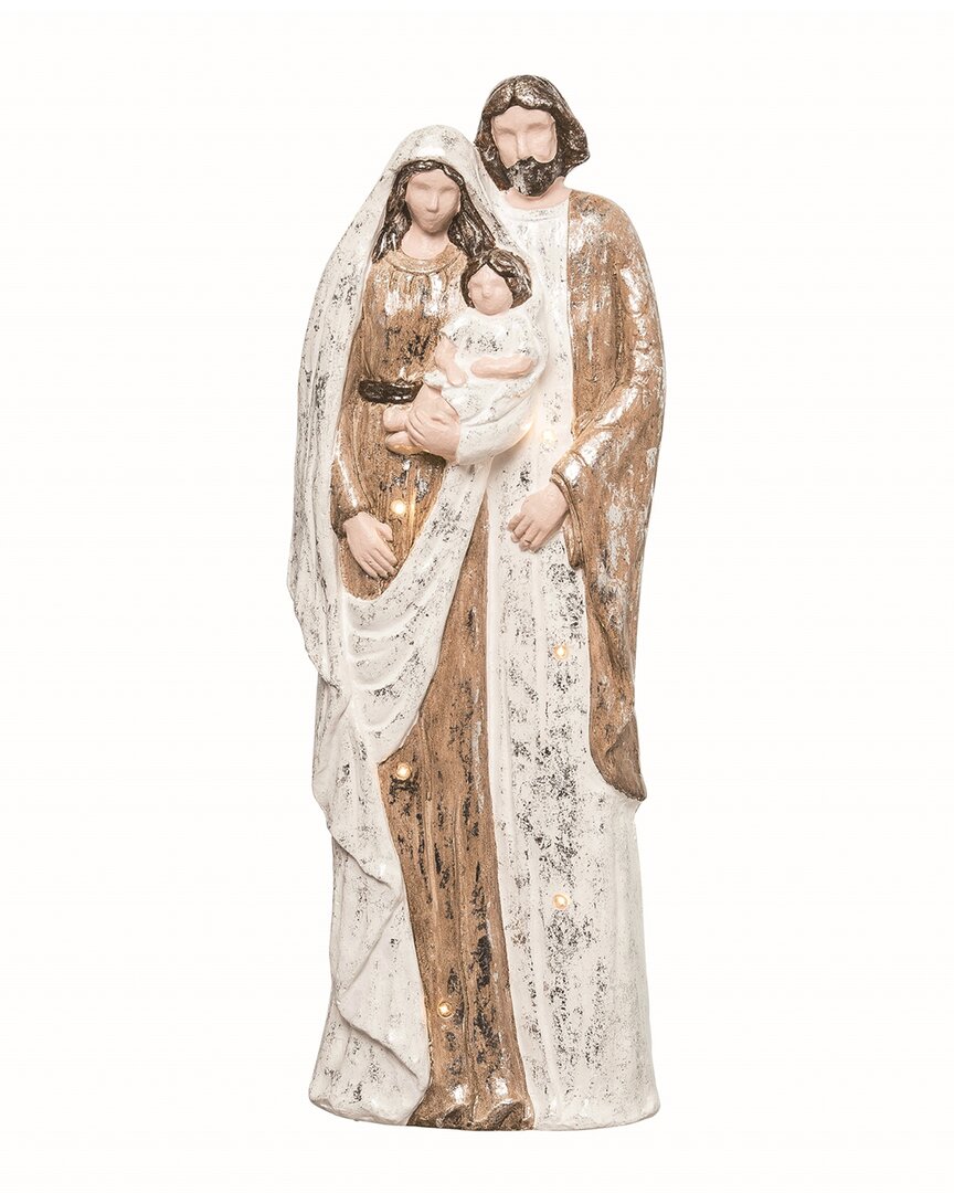 Shop Transpac Resin 26.75in Multicolor Christmas Light Up Holy Family