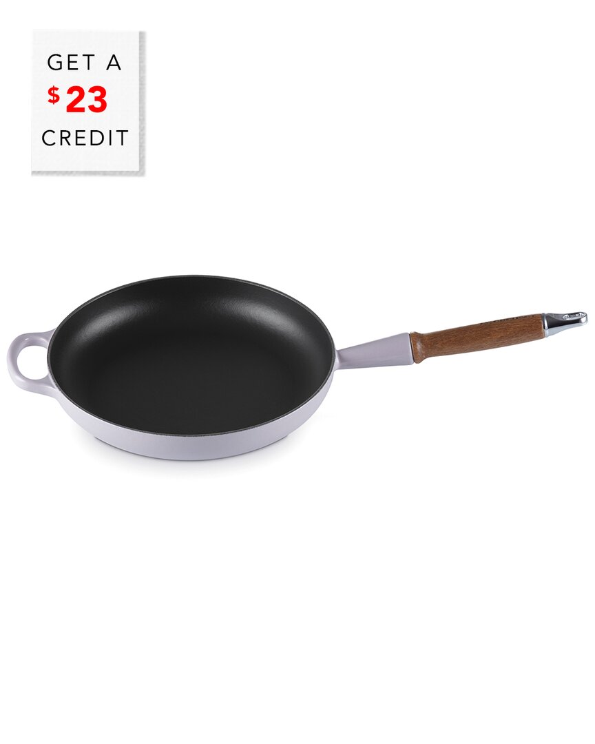 Le Creuset Signature 10.25in Round Fry Pan With Wood Handle With $23 Credit