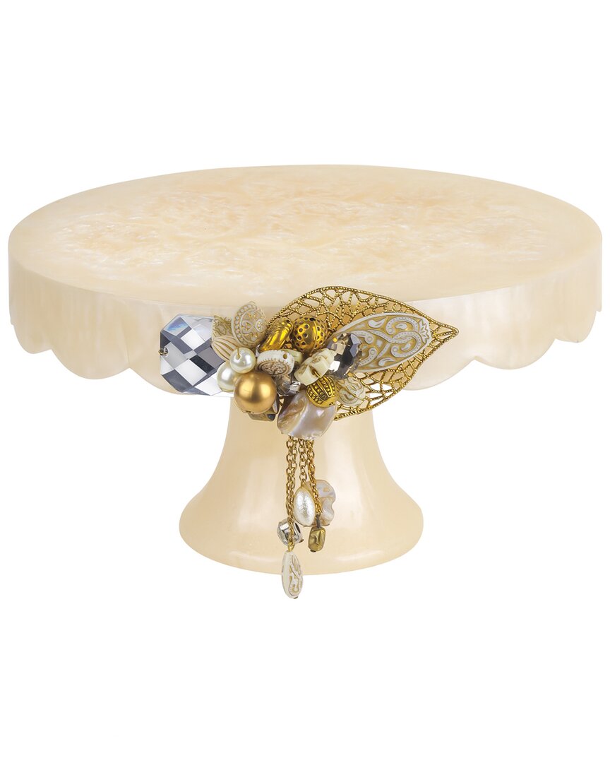 Tiramisu Decorative Cake Stand In Ivory