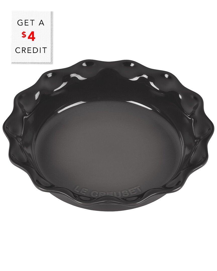 Le Creuset 9" Stoneware Pie Dish In Grey