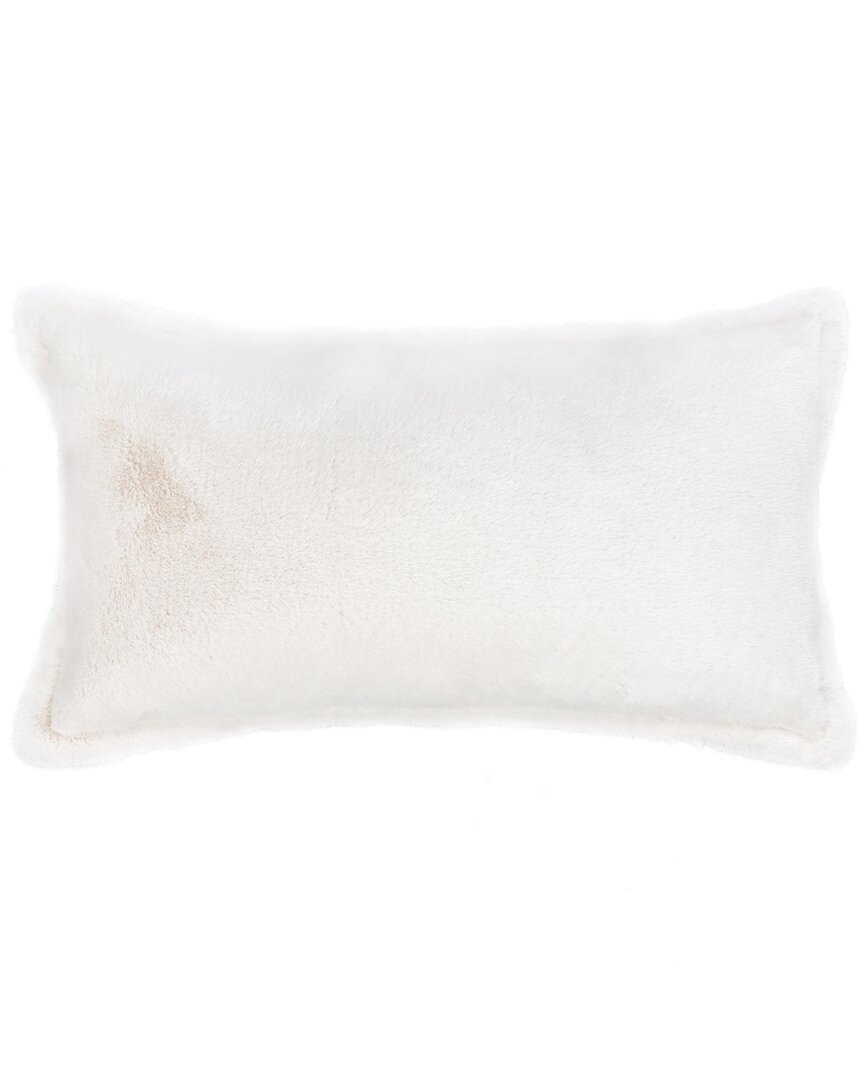 Classic Home Soft To The Touch Taiga Throw Pillow In White