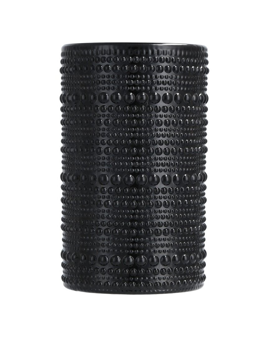 Fortessa Set Of 6 Jupiter Glass Black Iced Beverage Glasses In Black