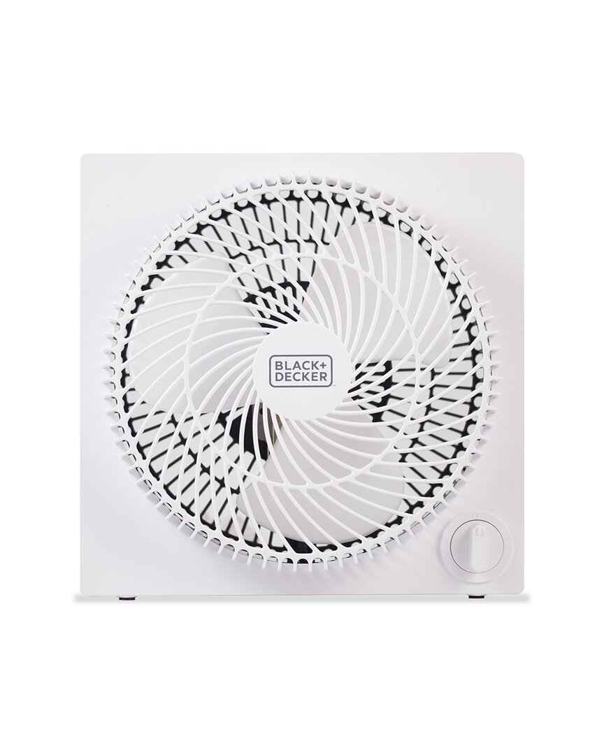 Black+decker 9in Frameless Fan In White