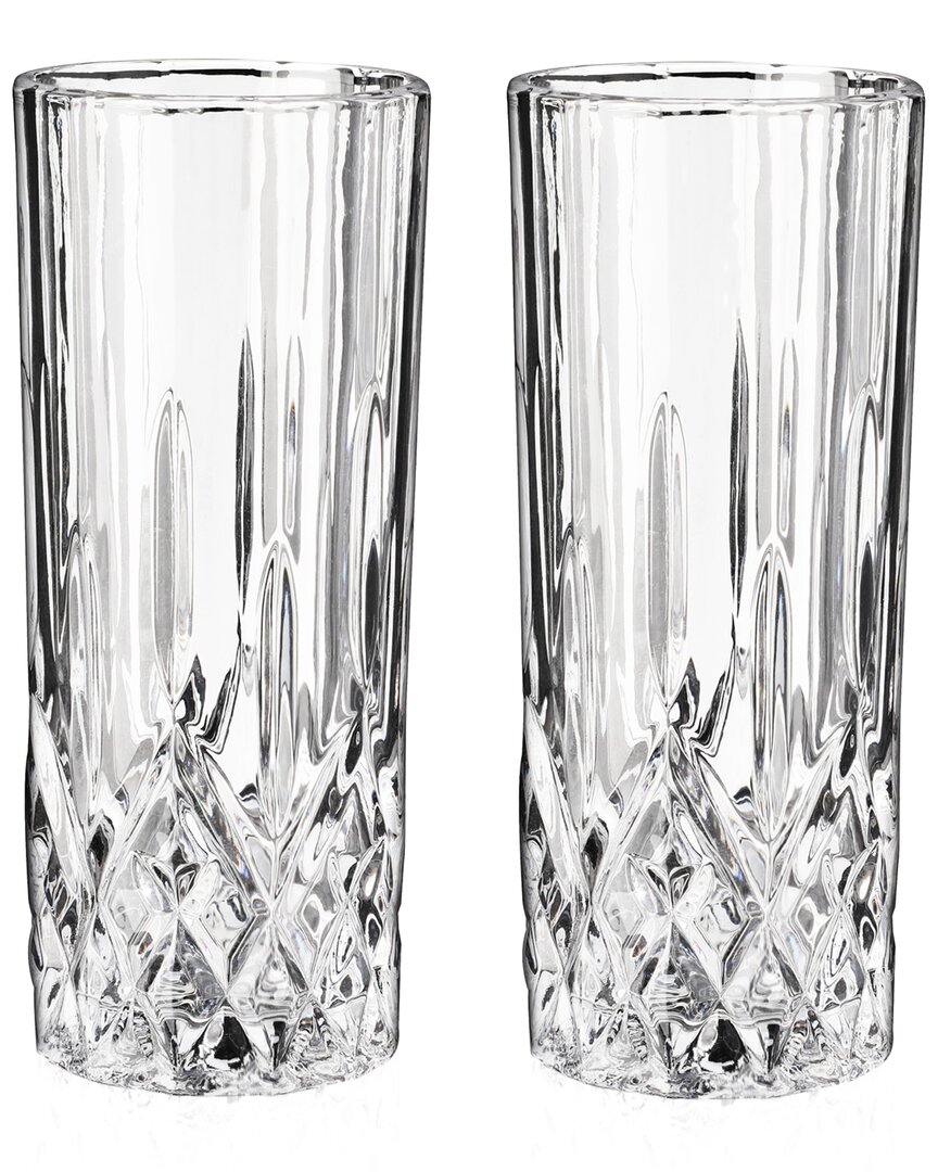 Viski Admiral Highball Glasses Set of 2