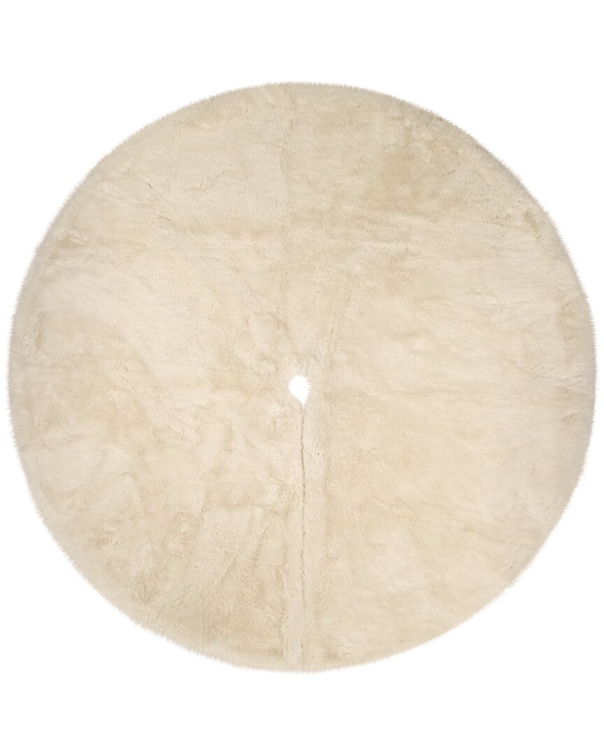 Northlight 72in Fluffy Christmas Tree Skirt In Neutral