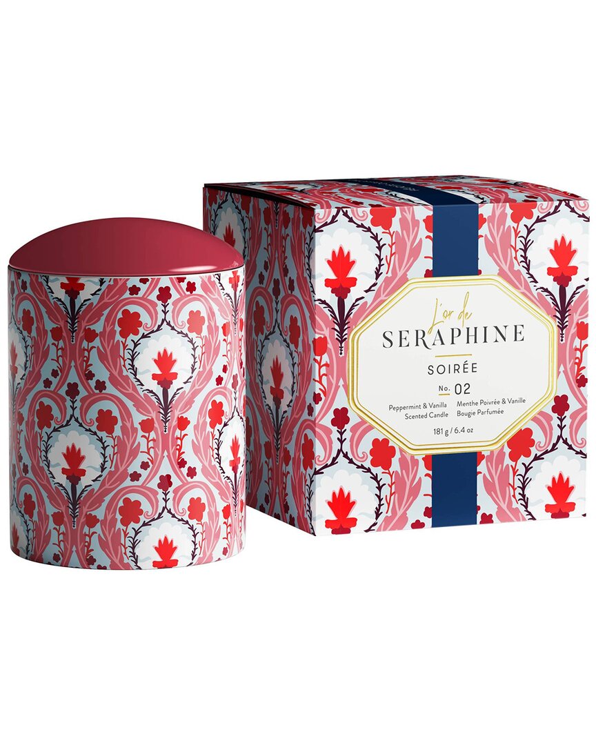 L'or De Seraphine Soiree Medium Candle In Red ModeSens