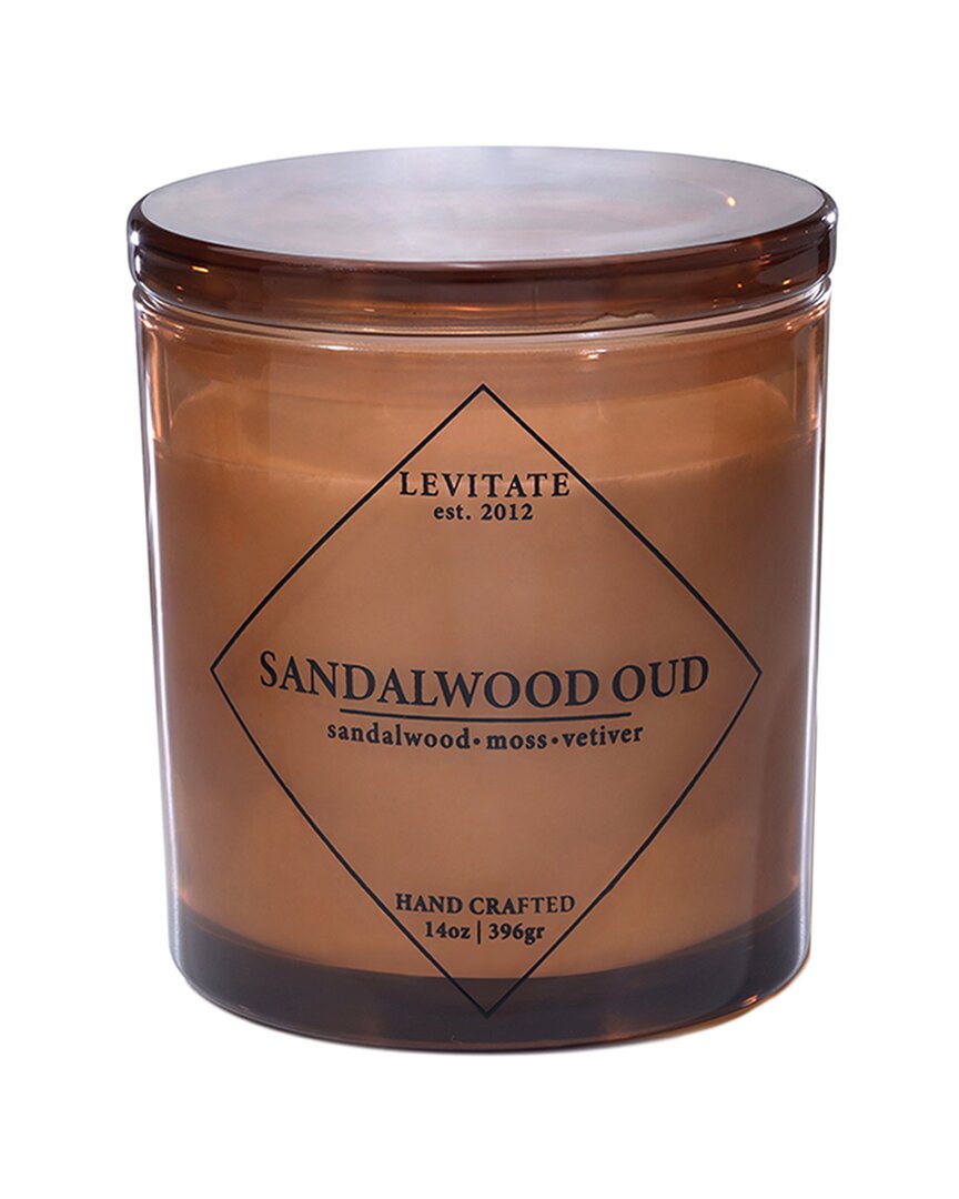 Levitate Candles Timeless/sandalwood Oud 14oz Candle In Brown