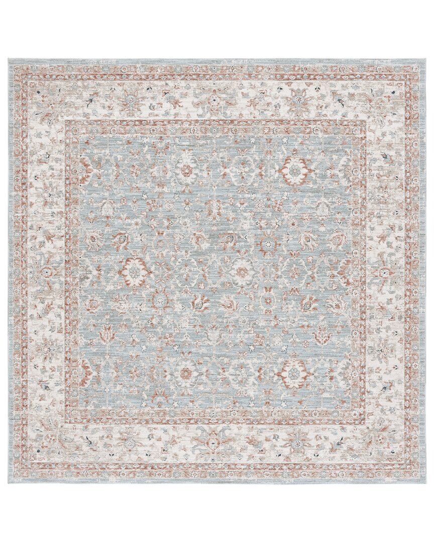 Ralph Lauren Lauren Blue / Rust Power Loomed Rug In Blue
