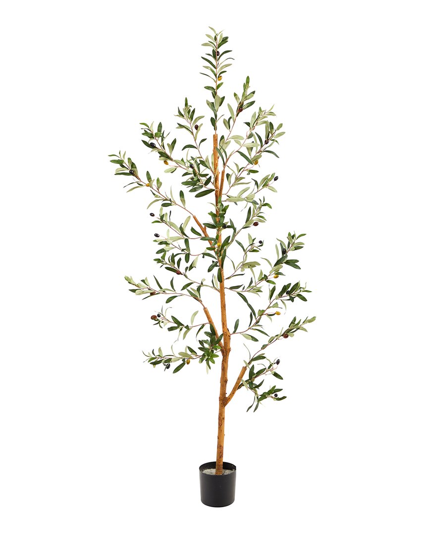 Nearly Natural 4.5ft Olive Artificial Tree In Green
