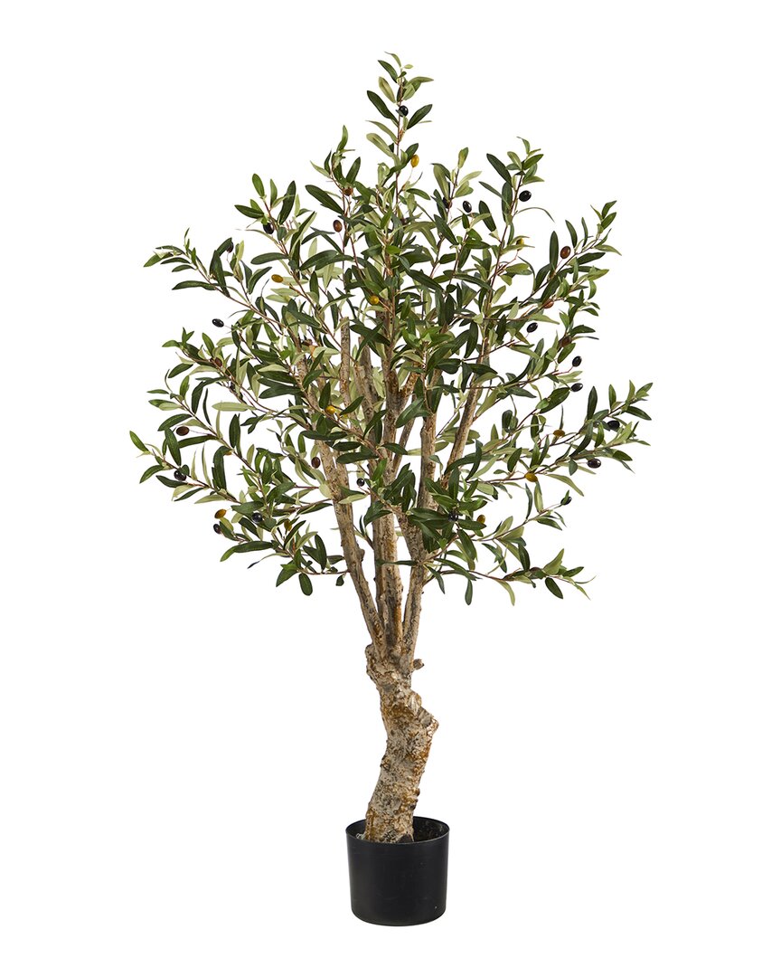 Nearly Natural 3.5ft Olive Artificial Tree In Green