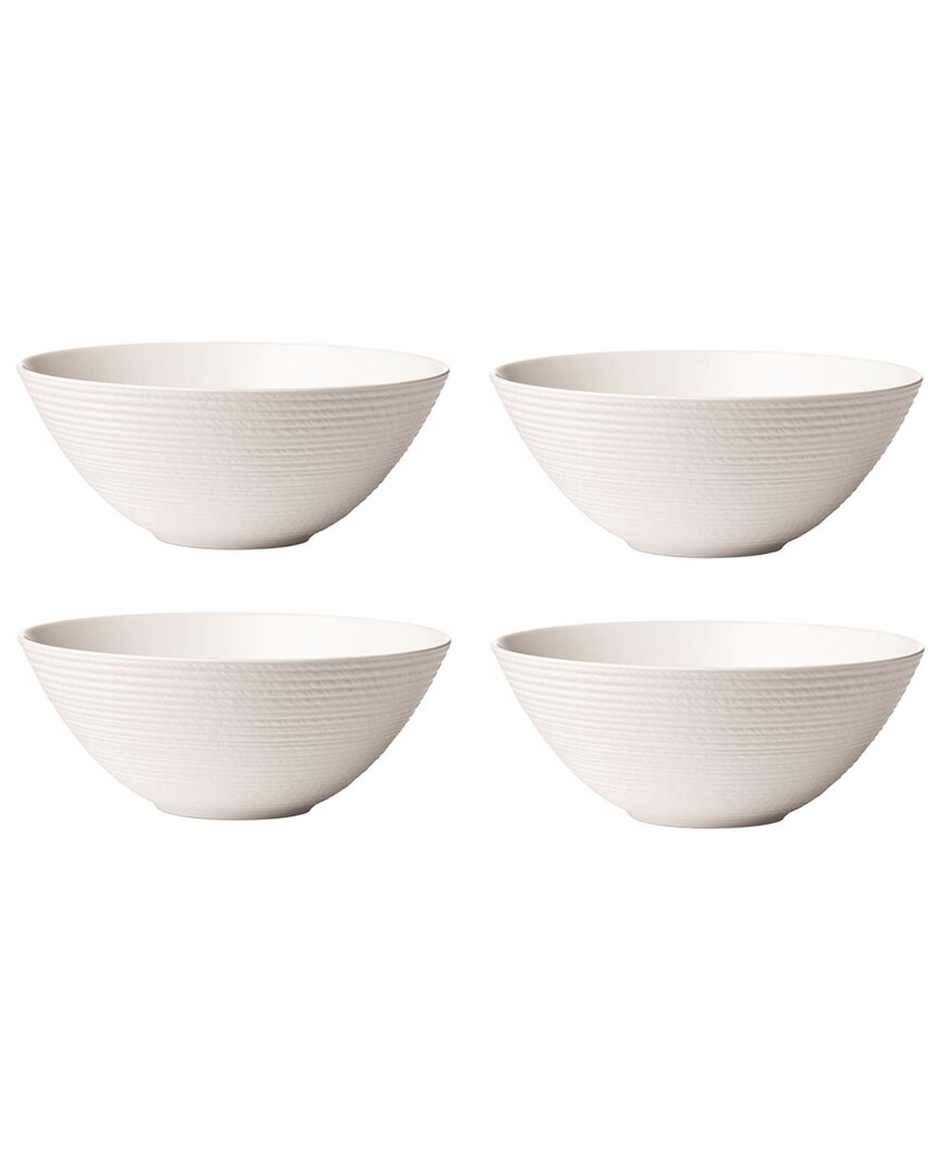Lenox Lx Collective Set Of 4 White All-purpose Bowls