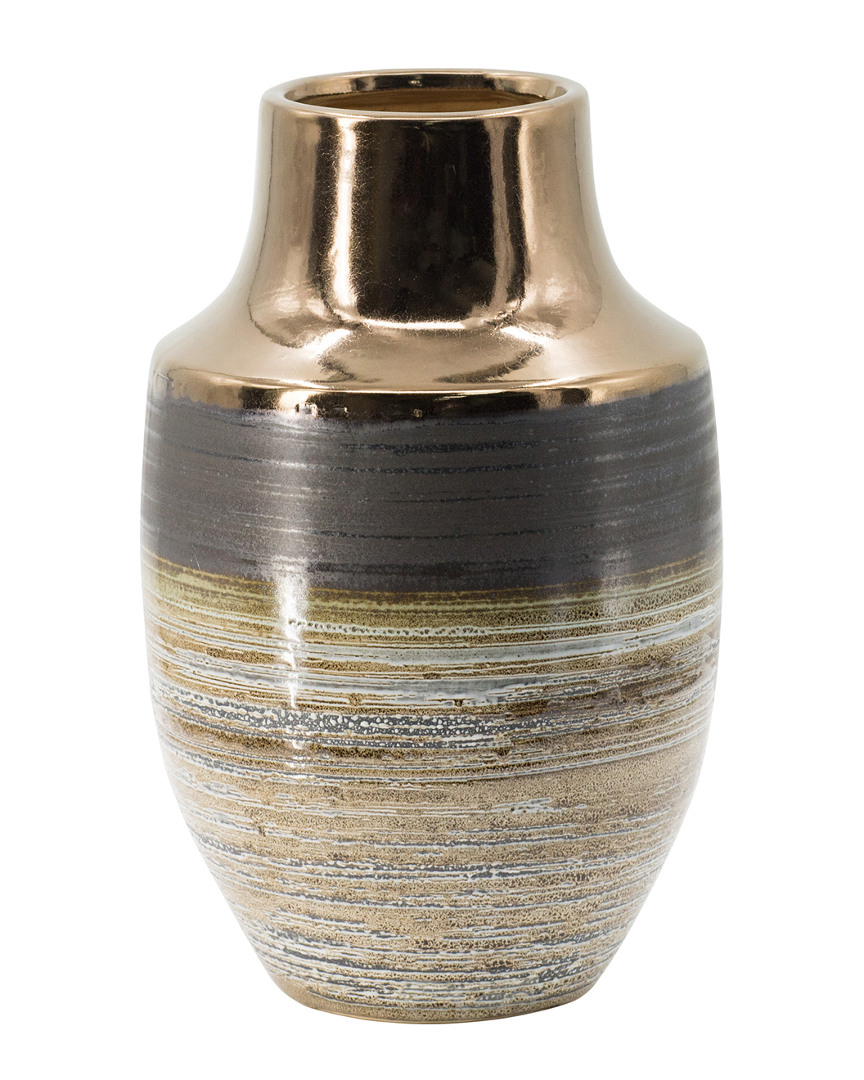 R16 Home Earth Tone Urn Vase