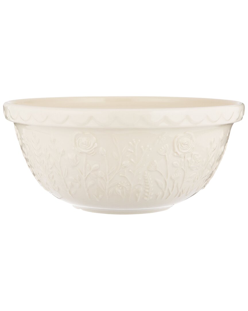 Mason Cash In The Meadow Rose Mixing Bowl 11.75in In Neutral