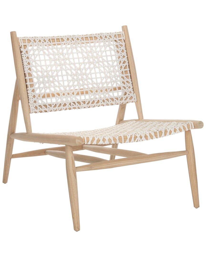 Shop Safavieh Bandelier Accent Chair In Natural
