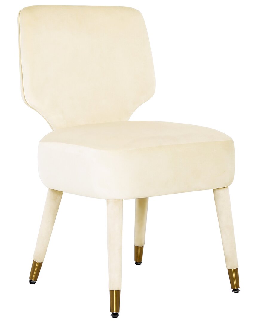 Tov Furniture Athena Velvet Dining Chair By Inspire Me Home Decor In Cream