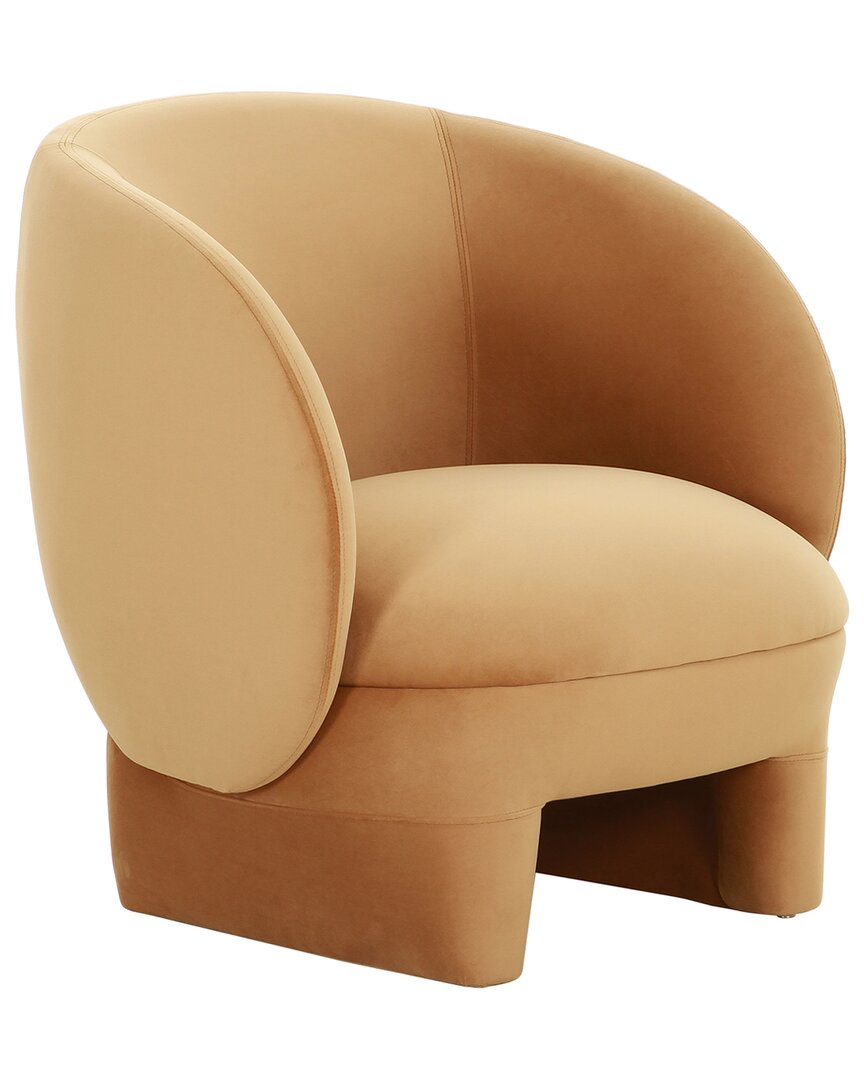 Tov Furniture Kiki Velvet Accent Chair In Brown