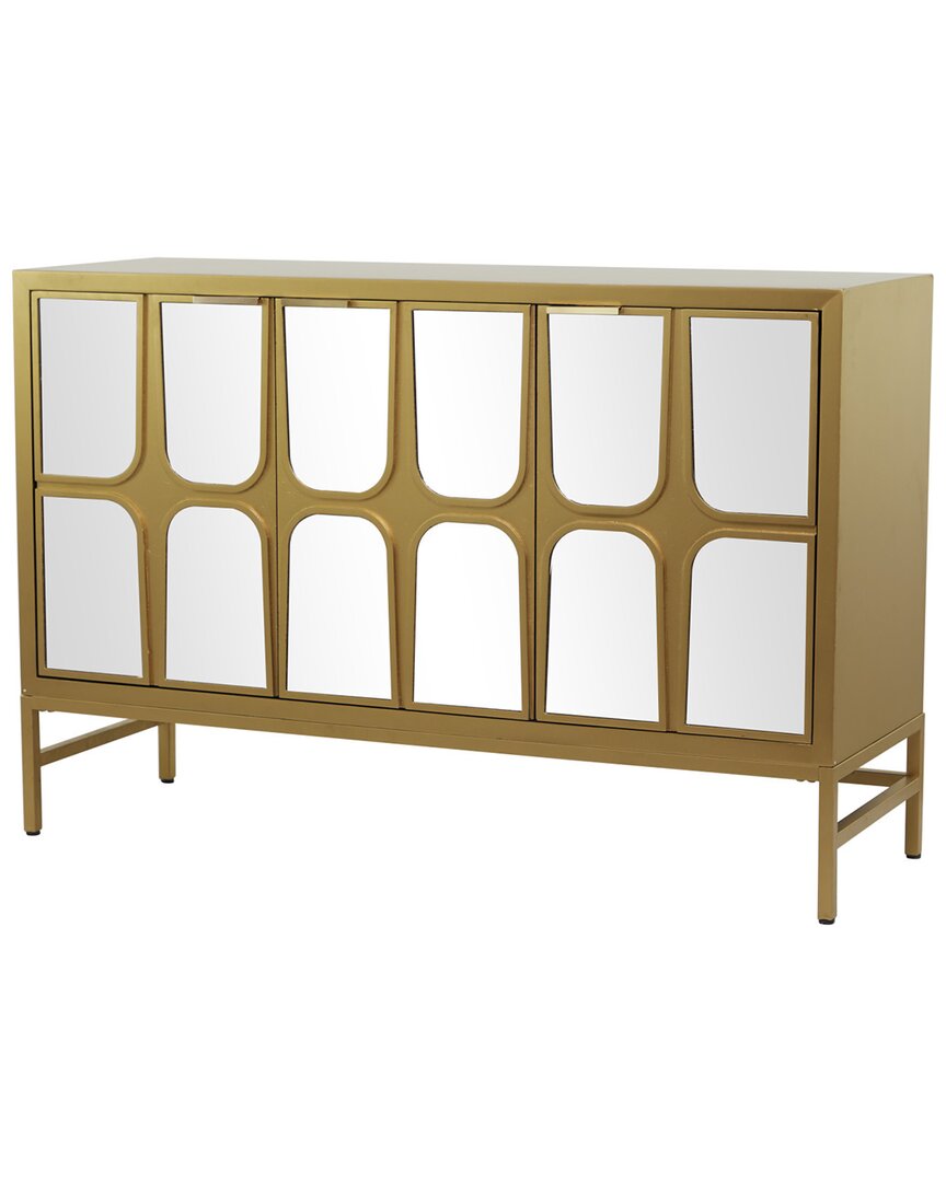 Peyton Lane Gold Glam Wood Cabinet