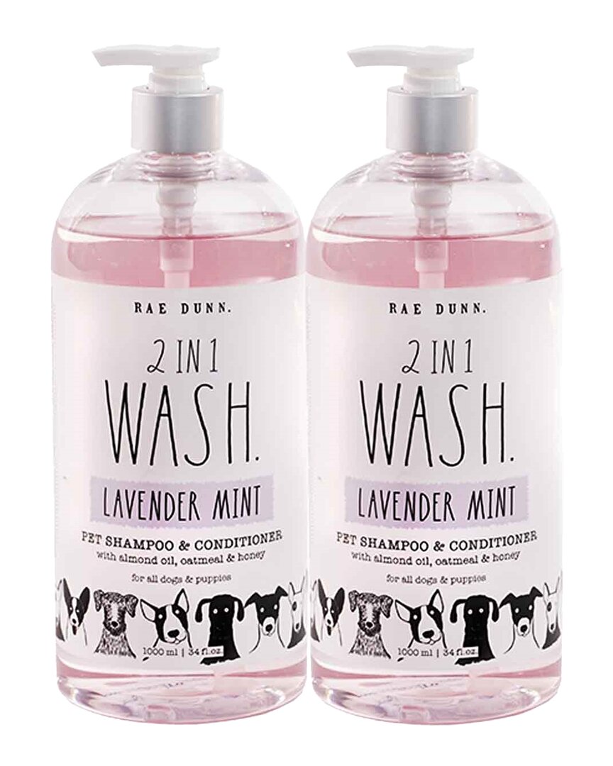 Rae Dunn Wash. Lavender Mint 2-in-1 Pet Shampoo & Conditioner