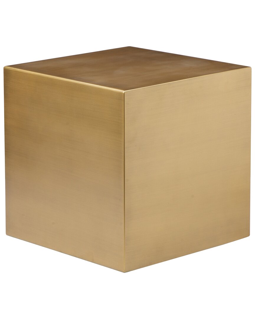 Shatana Home Spencer Small Side Table In Brass