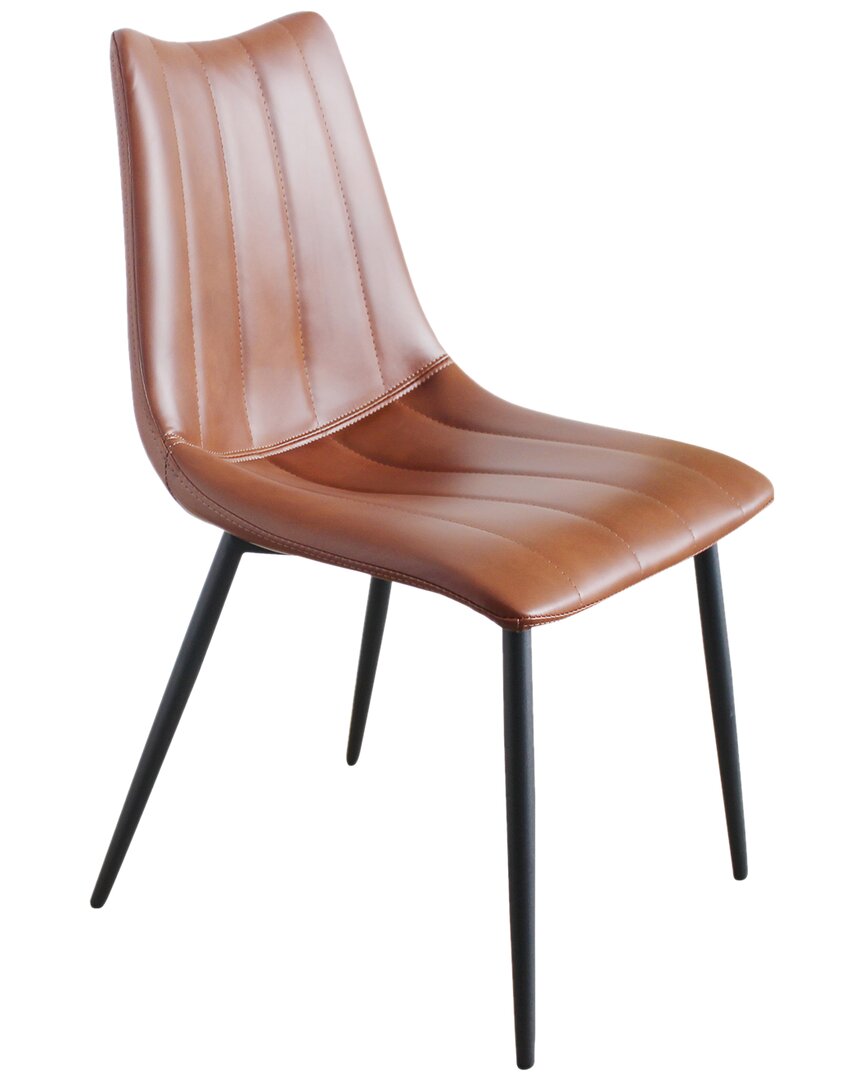 Moe's Home Collection Alibi Dining Chair In Brown
