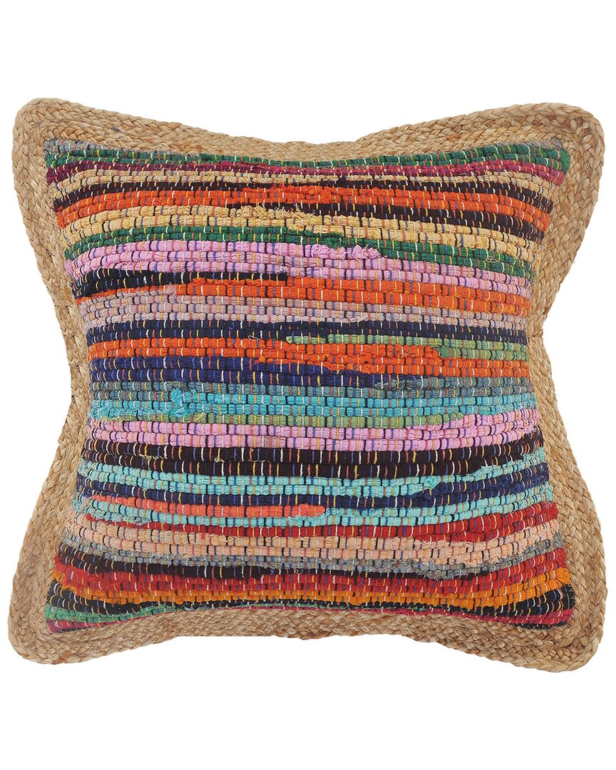 Lr Home Rodha Chindi Throw Pillow In Multicolor