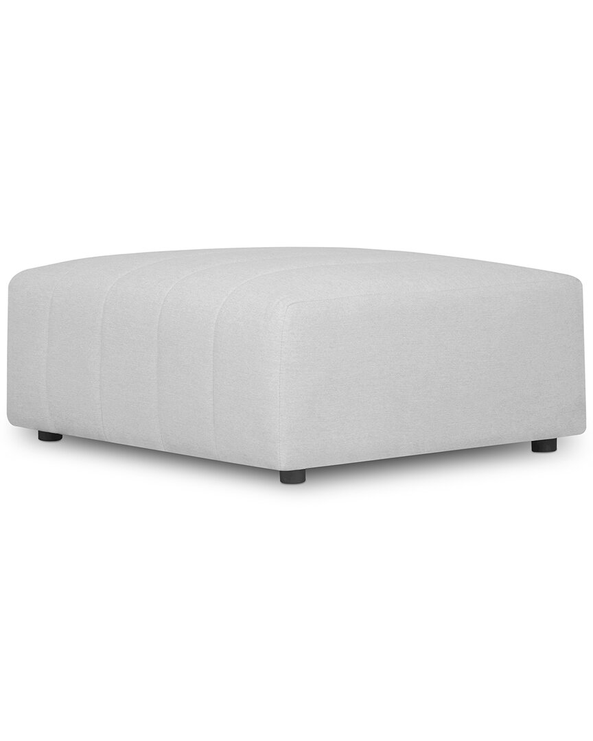 Moe's Home Collection Lyric Ottoman In Beige