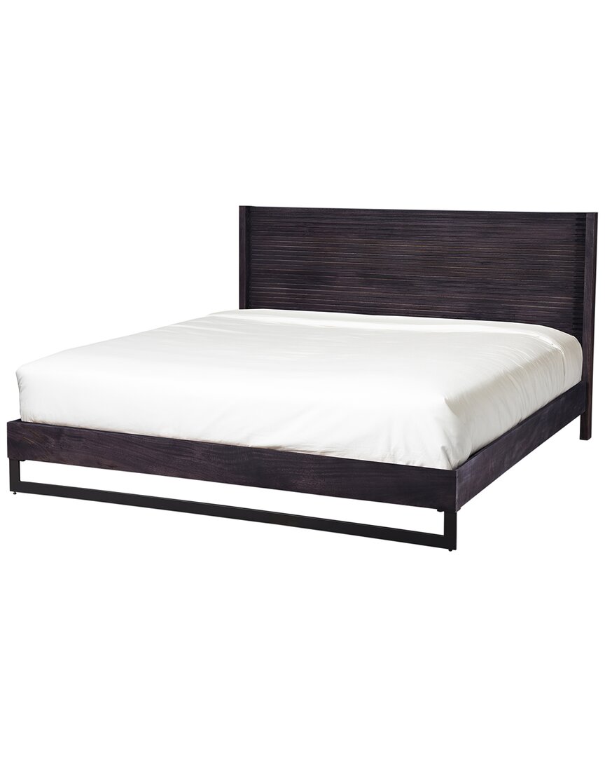 Moe's Home Collection Paloma Bed In Charcoal