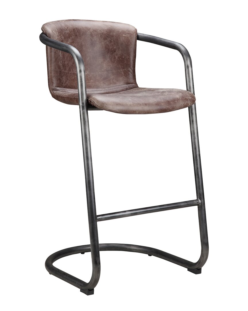 Moe's Home Collection Freeman Bar Stool In Brown