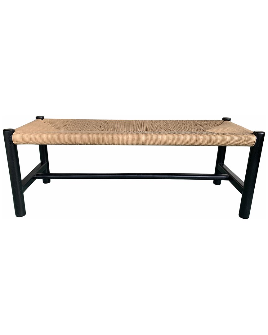Moe's Home Collection Hawthorn Small Bench In Black