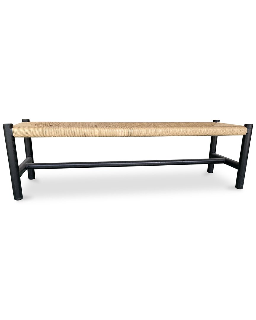 Moe's Home Collection Hawthorn Large Bench In Black