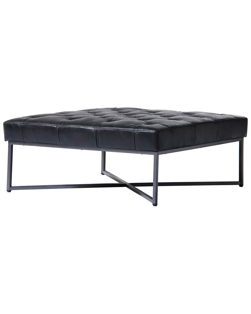 Moe's Home Collection Thad Ottoman In Black