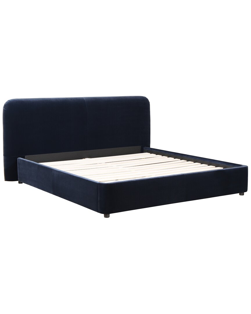 Moe's Home Collection Samara Bed In Blue