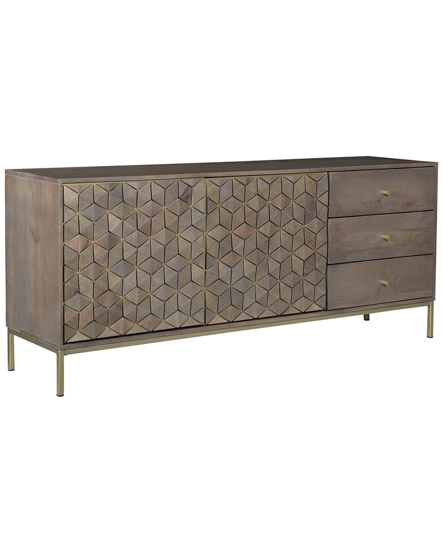 Moe's Home Collection Corolla Sideboard In Grey